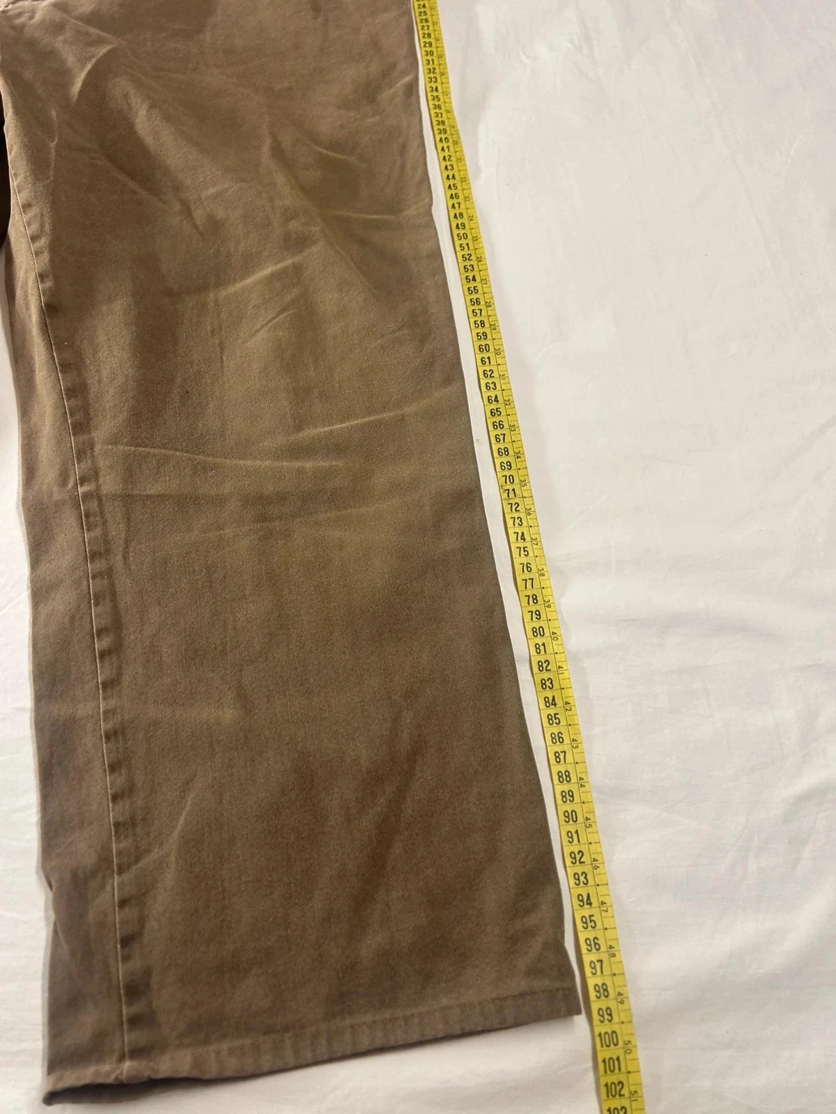 Beige brown straight cut Clay Cliffton jeans – photo 4